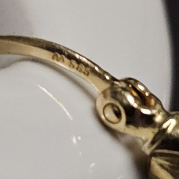 Vintage 14k Gold Twisted Rope Hoop Earrings 40mm - Picture 12 of 16